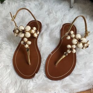 Tory Burch Thong Embellished